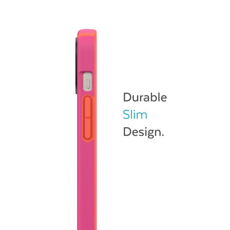 Speck CandyShell Pro - Etui iPhone 14 Plus z powłoką MICROBAN (Digital Pink / Energy Red)