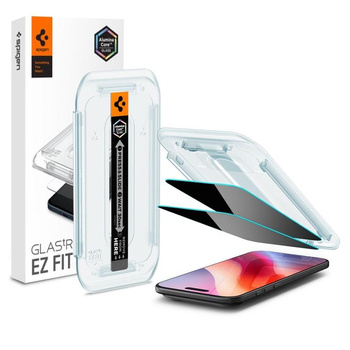 Spigen GLAS.TR EZ FIT Privacy 2-Pack - Tempered Glass with Privacy Filter for iPhone Air