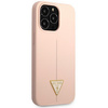 Guess Silicone Triangle Logo - Coque iPhone 13 Pro Max (rose)