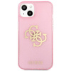 Guess Glitter 4G Big Logo - Etui iPhone 13 (różowy)