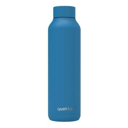 Quokka Solid - Rozsdamentes acél termikus palack 630 ml (fényes kék) (porszórt bevonat)