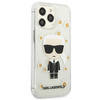Karl Lagerfeld Iconic Karl Flower - iPhone 13 Pro Max Tasche (Transparent)
