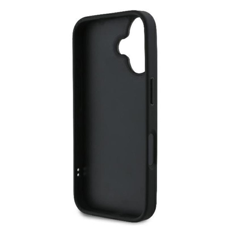 Karl Lagerfeld Quilted Signature - Étui pour iPhone 16 (noir)