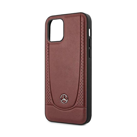 Mercedes Leather Urban Line - iPhone 12 Pro Max Case (red)