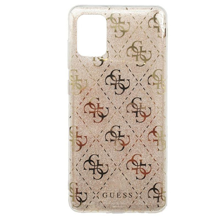 Guess 4G Glitter - Etui Samsung Galaxy A31 (Or)