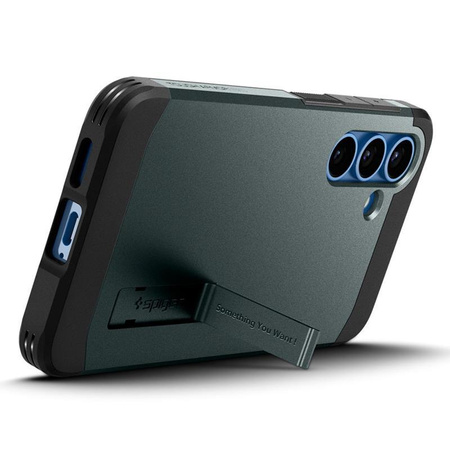 Spigen Tough Armor MagSafe - Gehäuse für Samsung Galaxy S25 (Abyss Grün)