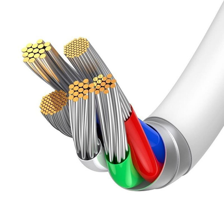 Baseus Superior Series - Kabel  połączeniowy USB-C do Lightning PD 20W 0,25m (biały)