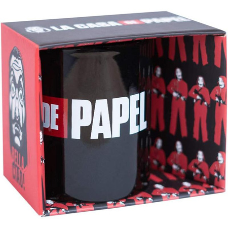 Dom z Papieru - Kubek ceramiczny w pudełku prezentowym 330 ml (La Casa De Papel Logo)