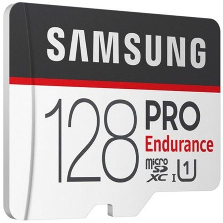 Carte mémoire Samsung microSDXC Pro Endurance - 128 Go Classe 10 UHS-I/U1 100/30 Mo/s avec adaptateur