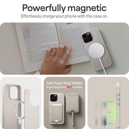 Spigen Cyrill Kajuk Mag MagSafe - Etui do iPhone 16 Pro Max (Cream)