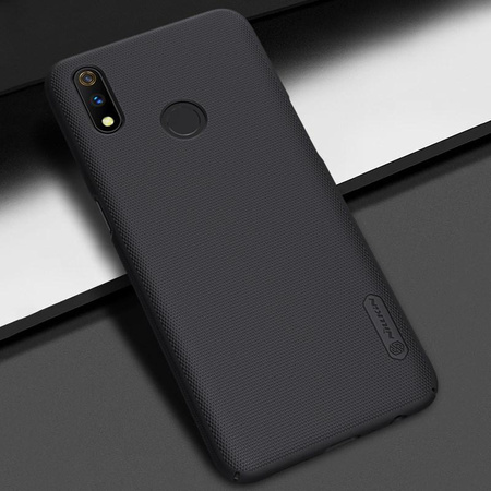 Nillkin Super Frosted Shield - Realme 3 Pro Case (Realme X Lite) (Black)