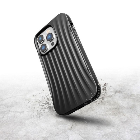 X-Doria Raptic Clutch - Biológiailag lebomló iPhone 14 Pro tok (Drop-Tested 3m) (Fekete)