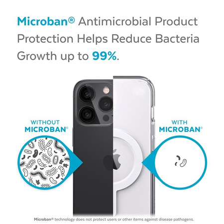 Speck Presidio Perfect-Clear + MagSafe – Etui iPhone 13 Mini z powłoką MICROBAN (Clear)
