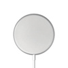Crong MagSpot Wireless Charger - MagSafe 15W Aluminium Ladegerät (Silber Weiß)