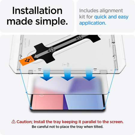 Spigen Paper Touch - gehärtetes Glas für iPad Air 11" M3 (2025) / M2 (2024) (Mattiert klar)