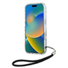 Karl Lagerfeld IML Zebramuster & Kordel - iPhone 16 Tasche (schwarz)