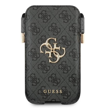 Guess 4G Big Metal Logo Pouch - S/M phone pouch max 6.1" (grey)