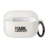 Karl Lagerfeld NFT Ikonik Choupette Head - Pouzdro pro Apple AirPods Pro 2 (průhledné)