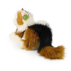 Rappa - Mascotte en peluche réaliste Chat calicot couché 30 cm Respect de l'environnement