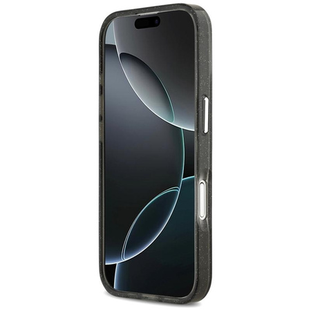 Karl Lagerfeld IML Glitter Karl & Choupette Heads Logo MagSafe - Hülle für iPhone 17 (schwarz)