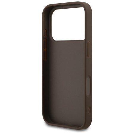 ETUI DO IPHONE 17 PRO BRĄZOWE GUESS CLASSIC ORYGINALNE ELEGANCKIE CASE