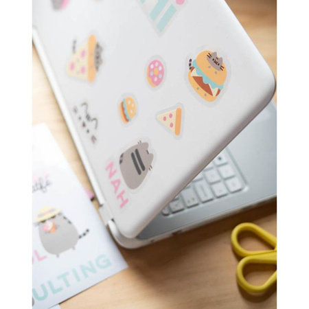 Pusheen - Sada 16 samolepek pro notebook / smartphone z kolekce Foodie