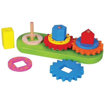 Viga Toys - Geometriai formák fa puzzle