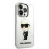 Karl Lagerfeld IML NFT Ikonik - pouzdro pro iPhone 14 Pro (průhledné)