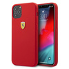 FERRARI On Track Silicone - iPhone 12 / iPhone 12 Pro Case (red)