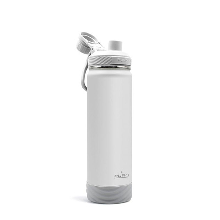 PURO Outdoor - Bouteille thermique en acier inoxydable 750 ml (Gris clair)