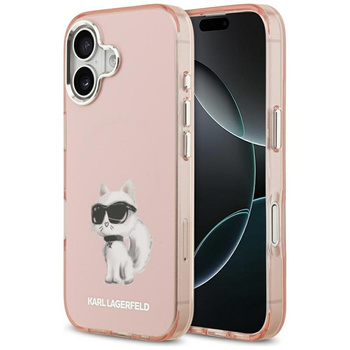ETUI DO IPHONE 17 do MAGSAFE KARL LAGERFELD ORYGINALNE RÓŻOWE MODNE CASE
