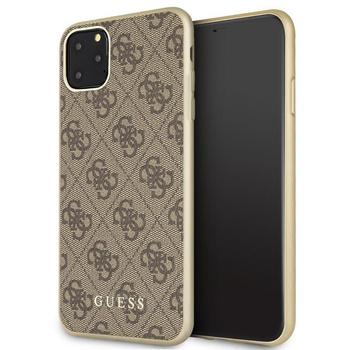 Collection Guess 4G - Coque iPhone 11 Pro Max (marron)
