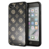 Guess Dupla rétegű csillogó tok Peony G - iPhone SE 2020 / 8 / 7 tok (fekete)