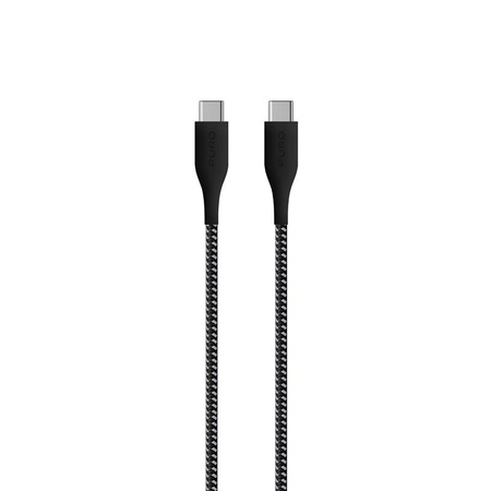 PURO Fabric Ultra Strong - Câble USB-C / USB-C tressé très résistant de 2 m (noir)
