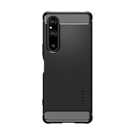 Spigen Rugged Armor - pouzdro pro Sony Xperia 1 V (černé)