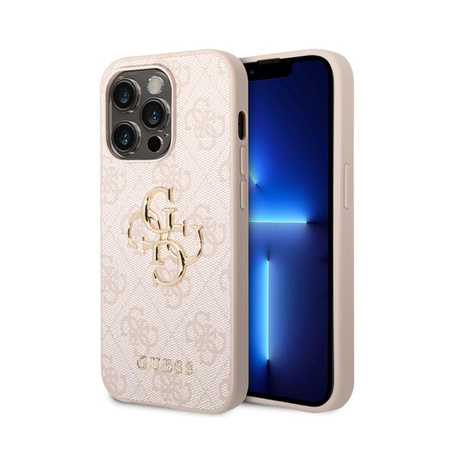 Guess 4G Big Metal Logo - Coque iPhone 15 Pro (rose)