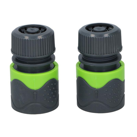 Kinzo - Raccord de tuyau d'arrosage 1/2" (2 pièces).)