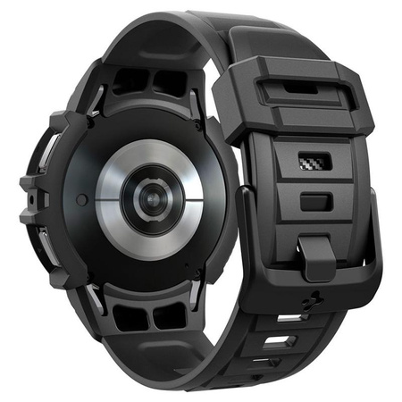 Spigen Rugged Armor Pro - Bracelet + étui pour Samsung Galaxy Watch 6 40 mm (Noir)