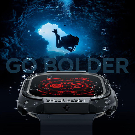 Spigen Tough Armor - Étui pour Apple Watch Ultra 49 mm (noir)