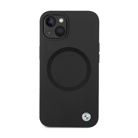 BMW Signature Liquid Silicone MagSafe - iPhone 14 Case (black)