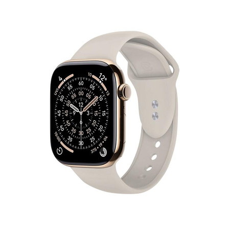 Crong Liquid - Armband für Apple Watch 38/40/41/42mm (steinbeige)