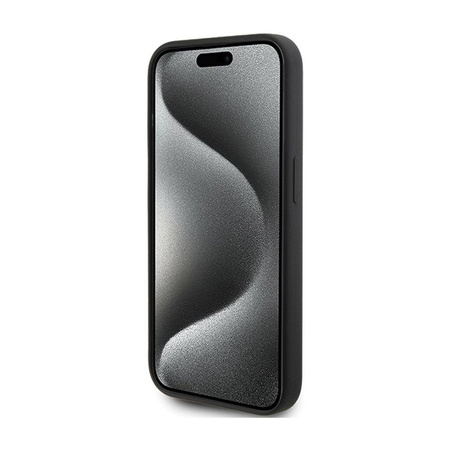 Karl Lagerfeld Silicone Karl Script - iPhone 15 Pro Tasche (Schwarz)
