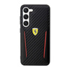 Ferrari Carbon Contrast Edges - Etui Samsung Galaxy S23 (noir)