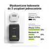 Green Cell - Green Cell GC PowerGaN 65W síťová nabíječka (2x USB-C Power Delivery, 1x USB-A Quick Charge kompatibilní) 3.0)