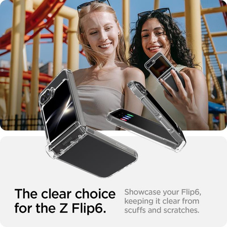 Spigen Ultra Hybrid Pro - pouzdro pro Samsung Galaxy Z Flip 6 (Crystal Clear)