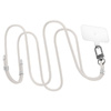 Spigen Universal Strap Set Crossbody & Wrist - Bandoulière + dragonne pour téléphone portable (Pearl White)