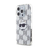 Karl Lagerfeld IML Choupette Head & Monogram - iPhone 15 Pro Max Case (Transparent)