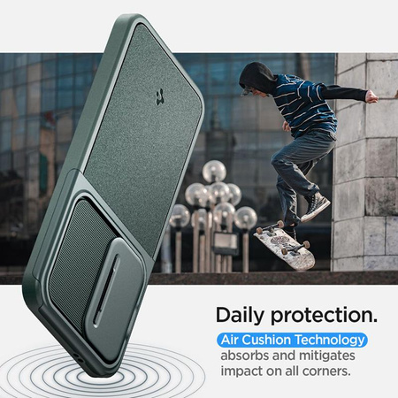 Spigen Optik Armor - Etui do Samsung Galaxy S24 (Abyss Green)