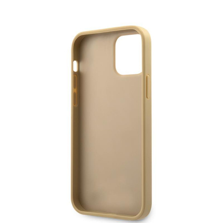 Guess Iridescent Love - iPhone 12 mini case (gold)