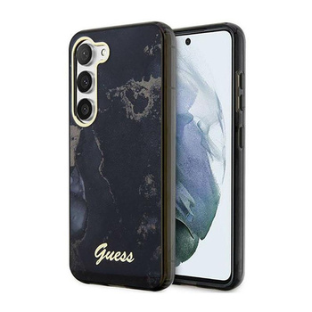 Guess Golden Marble Collection - Etui Samsung Galaxy S23 (noir)